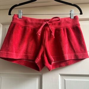 Red Hard Tail Shorts